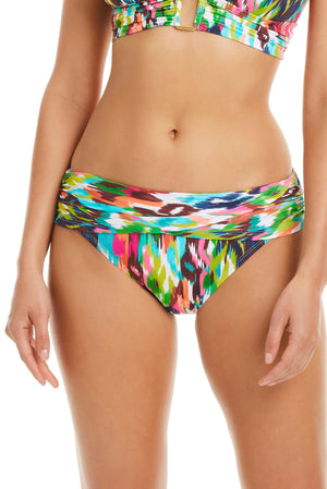 Keep It Moving Sarong Hipster Bikini Bottom - Bleu Rod Beattie