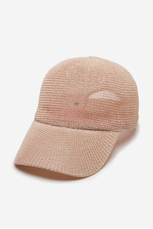 Blush pink Bleu Rod Beattie Classic Paula Mesh Cap, stylish baseball hat with breathable mesh design and curved brim.