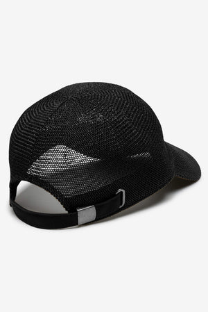 Blue and white mesh baseball cap from Bleu Rod Beattie with a classic design and adjustable strap
