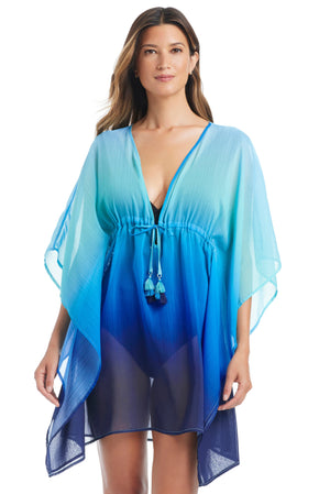Desert Mirage Caftan Coverup - Bleu Rod Beattie