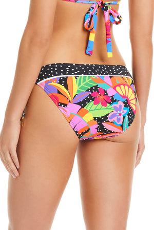 Extra Bold Tie Side Hipster Bikini Bottom - Bleu Rod Beattie