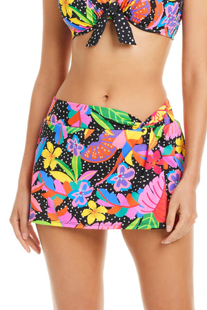 Extra Bold Draped Skirted Hipster Bottom - Bleu Rod Beattie