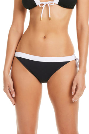 NEW! I'm With The Band Tie Side Hipster Bikini Bottom - Bleu Rod Beattie