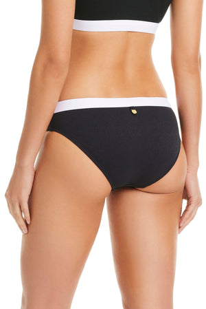 Blue hipster bikini bottom from Bleu Rod's I'm With The Band collection, featuring a comfortable, stylish fit and classic design.