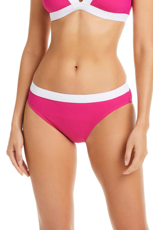 Blue bikini bottom from Bleu Rod's I'm With The Band collection, basic hipster style with moderate coverage.