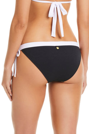 NEW! I'm With The Band Tie Side Hipster Bikini Bottom - Bleu Rod Beattie