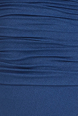 Blue Bleu Rod I'm With The Band square neck tank one-piece swimsuit shown on a model, featuring a sleek, stylish design.