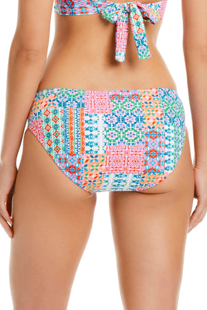 Blue Bleu Rod Ibiza Bohemia hipster bikini bottom with floral print and comfortable fit, perfect for beach and swimwear.