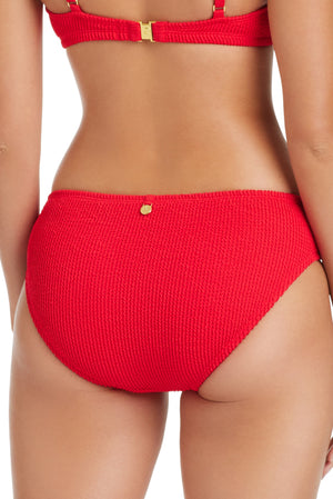 Pucker Up Basic Hipster Bikini Bottom - Bleu Rod Beattie