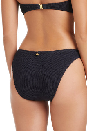 Pucker Up Hi-Leg 90'S Bikini Bottom - Bleu Rod Beattie