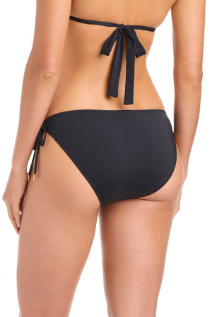 Blue Bleu Rod Snap To It! Hipster bikini bottom with a stylish, comfortable fit, shown in a vibrant, patterned fabric.