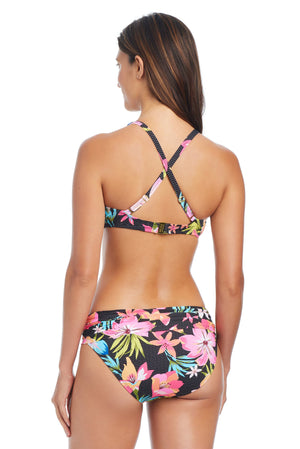 Sweet Escape Cross Back D-DD Cup Bikini Top - Bleu Rod Beattie