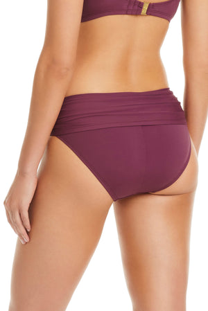 Bleu Rod The Kore Collection hipster bikini bottom with a sarong design, featuring vibrant colors and lightweight fabric.