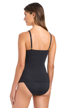 Bleu Rod The Kore Collection tankini swimsuit top in vibrant color, designed for comfortable and stylish swimwear.