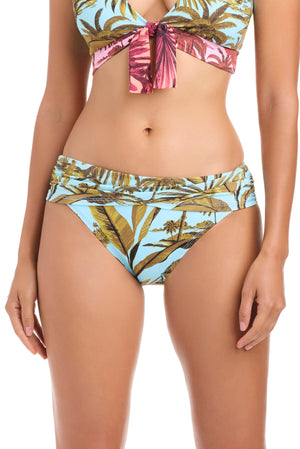 White Lotus Sarong Hipster Bikini Bottom
