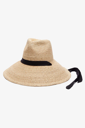 WYETH Thea braided raffia wide brim sunhat with a natural woven design and a stylish, sun-protective wide brim.