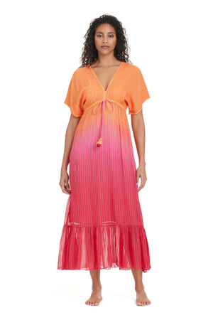 The New Ombre Maxi Dress in Sunset Blush - Bleu Rod Beattie