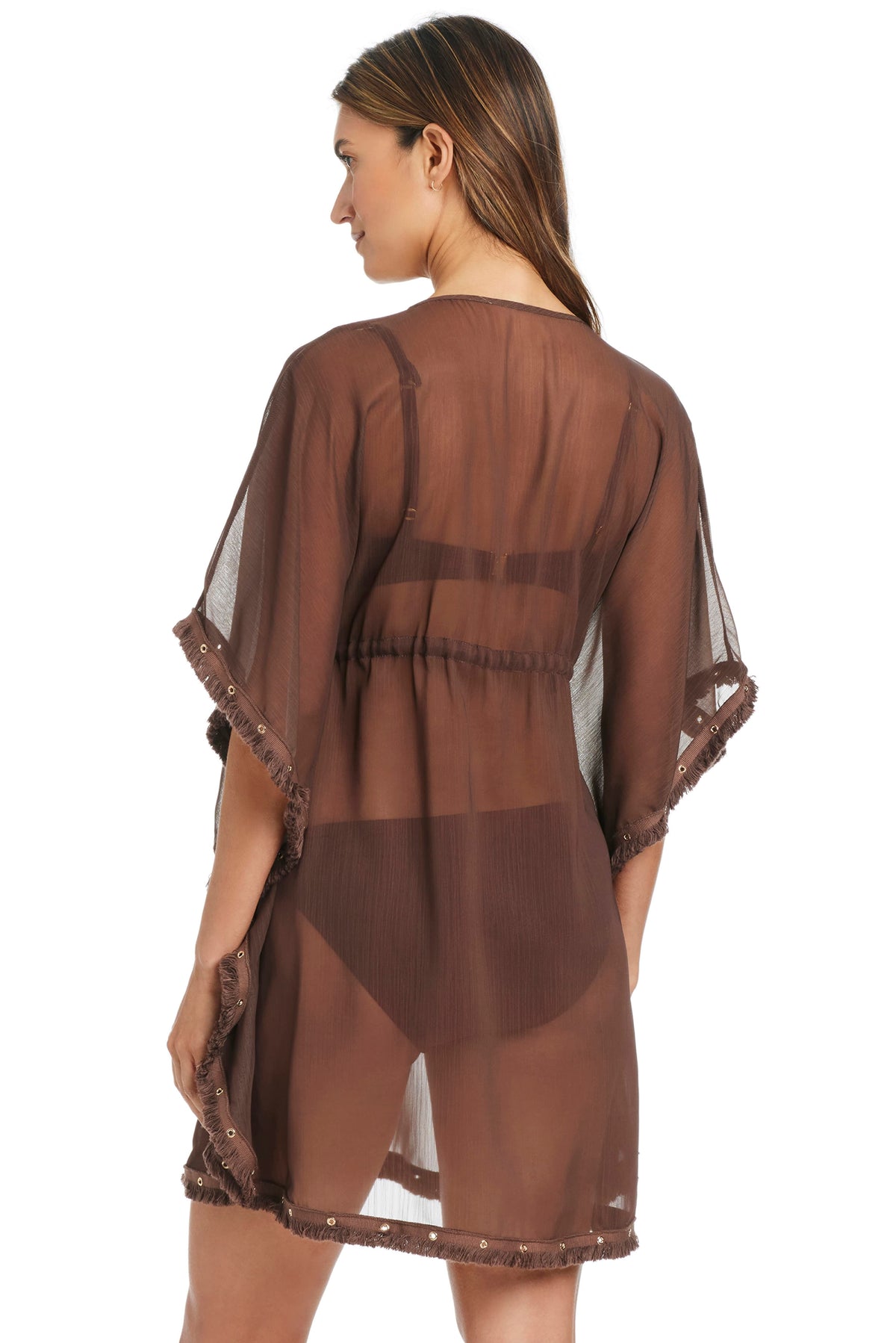 Fringe Benefits Caftan Coverup - Rockpool