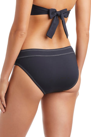 Blue Bleu Rod hipster bikini bottom from A Fine Line 2026 collection, showcasing a stylish, comfortable swimwear design.