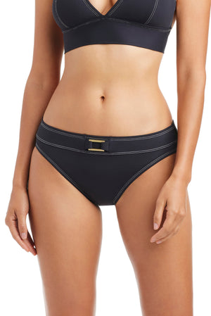 Black Bleu Rod A Fine Line hipster bikini bottom with a comfortable, low-rise fit and sleek design.