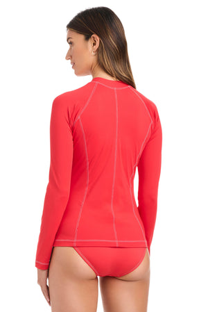 Bleu Rod A Fine Line 2026 rashguard cover-up, lightweight and fitted with a sleek design, ideal for sun protection and active wear.
