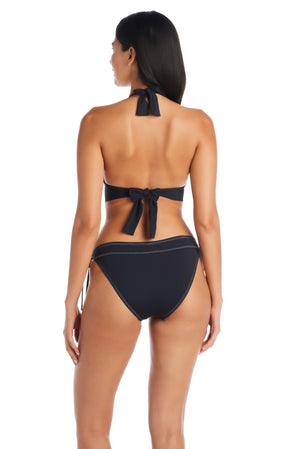 A Fine Line Halter V Neck Bikini Top Resort 2024 - Bleu Rod Beattie
