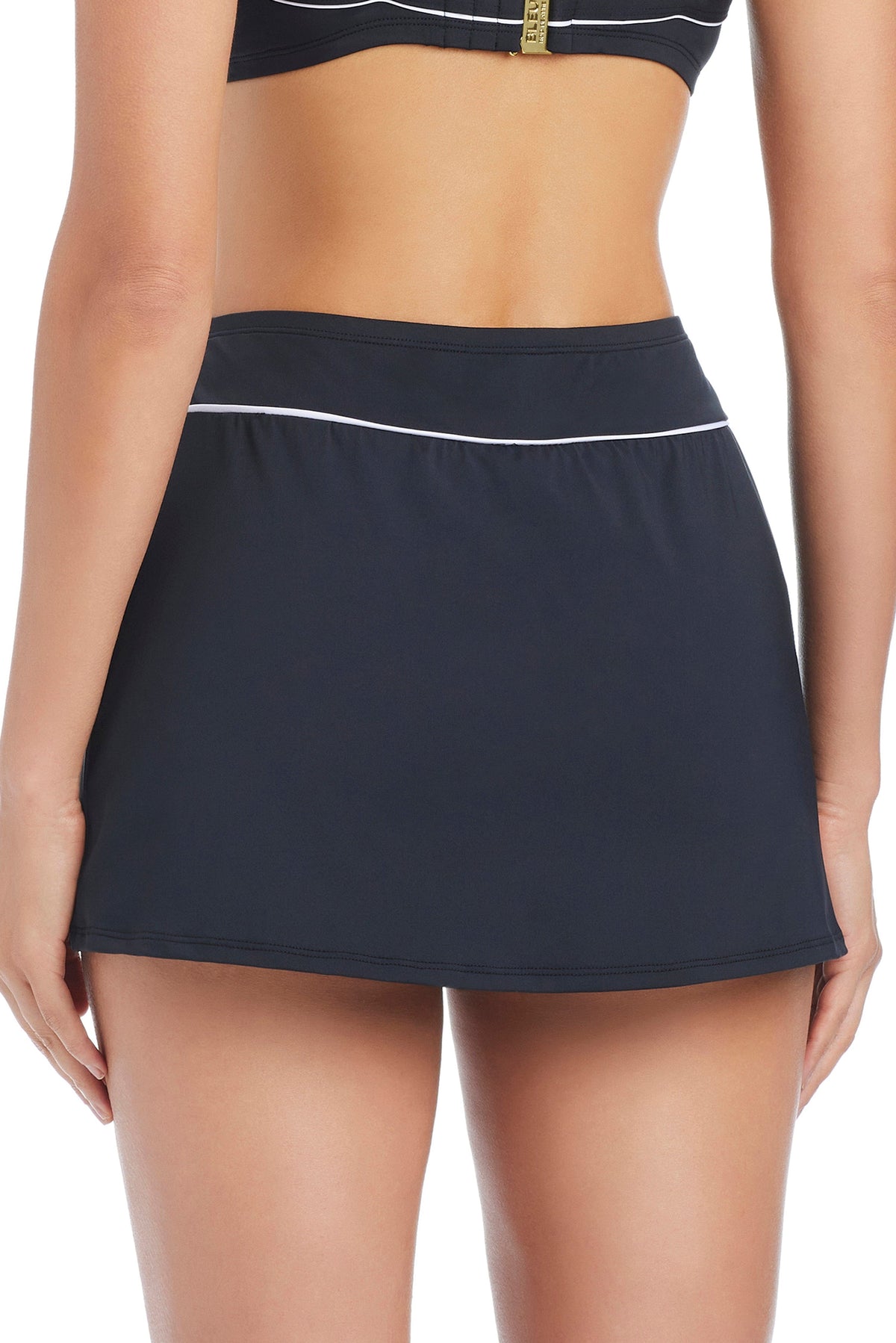 Blue Bleu Rod Ahoy, Captain! skirted bikini shorts with pockets, stylish swimwear bottom designed for comfort and beachwear.