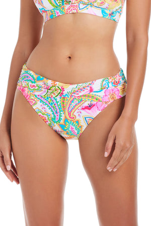 All Set For Summer Sarong Hipster Bikini Bottom - Bleu Rod Beattie