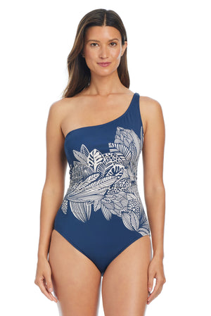 Bali Breeze One Shoulder One Piece Swimsuit