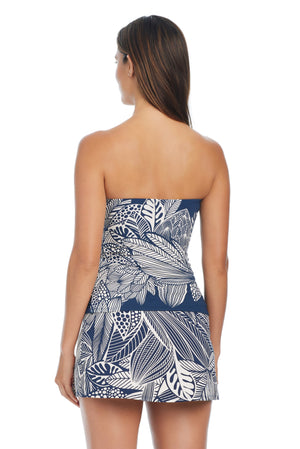 Bali Breeze Shirred Bandini Tankini Swimsuit Top