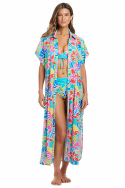 Barcelona Bloom Dress Coverup