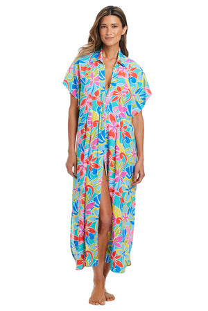 Barcelona Bloom Dress Coverup