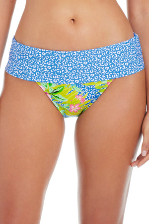 Let's Get Away Fold Over Bikini Bottom - Bleu Rod Beattie
