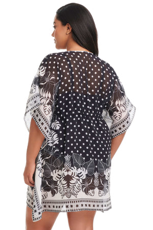 NEW! Plus Size Double Trouble Caftan Cover Up