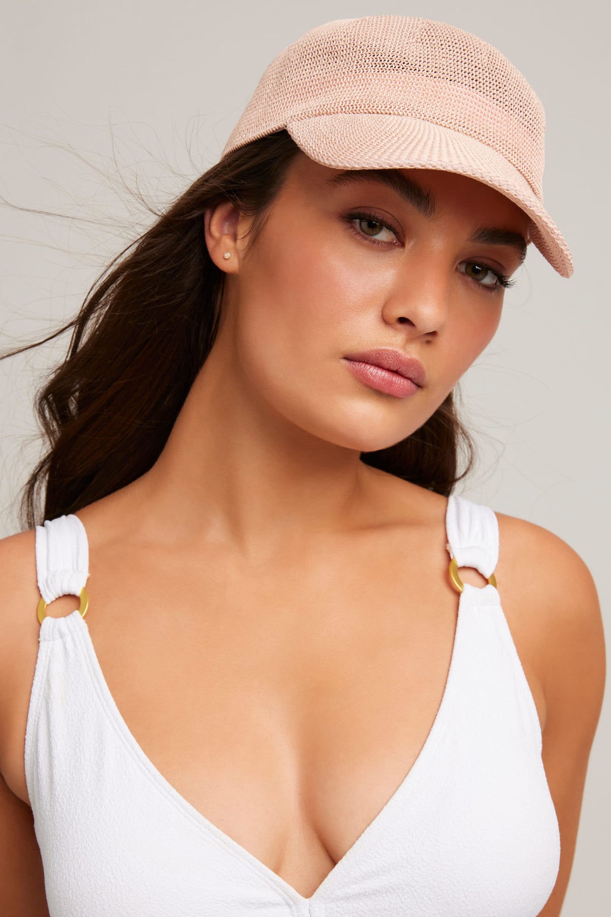 Blue Bleu Rod Beattie Classic Paula mesh baseball cap with breathable mesh panels and curved brim for casual style.