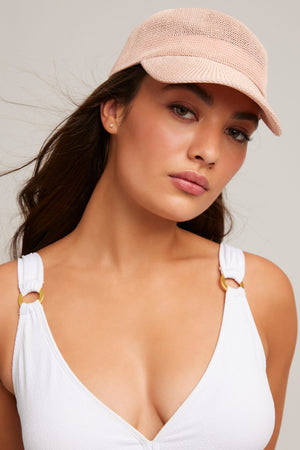 Blue Bleu Rod Beattie Classic Paula mesh baseball cap with breathable mesh panels and curved brim for casual style.
