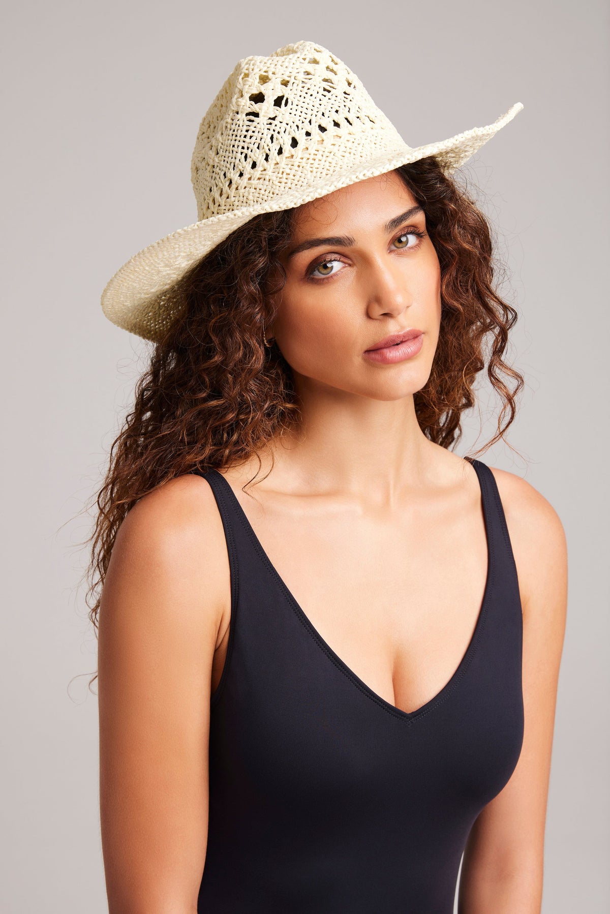 Wyeth Ivory Diego Cowboy Hat with wide brim and classic Western style, perfect for stylish outdoor wear.
