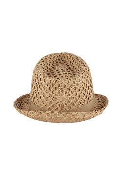 Woven Star Straw Fedora