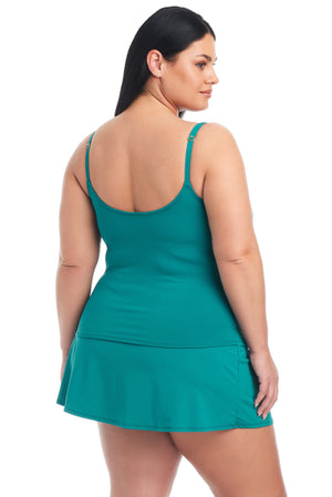 Kore Scoop Neck Plus Tankini Top - Bleu Rod Beattie