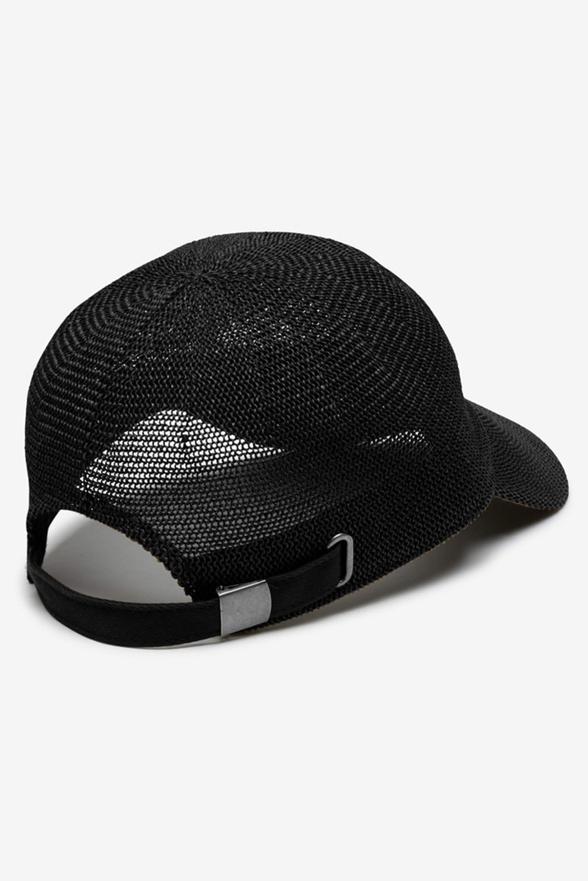 Blue and white mesh baseball cap from Bleu Rod Beattie with a classic design and adjustable strap