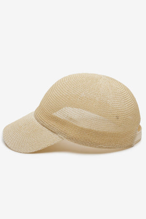Blue and white mesh baseball cap from Bleu Rod Beattie’s Classic Paula collection, featuring a curved brim and breathable design.