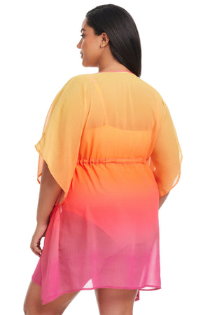 NEW! Plus Size Beat The Heat Caftan Cover Up