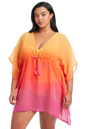 NEW! Plus Size Beat The Heat Caftan Cover Up