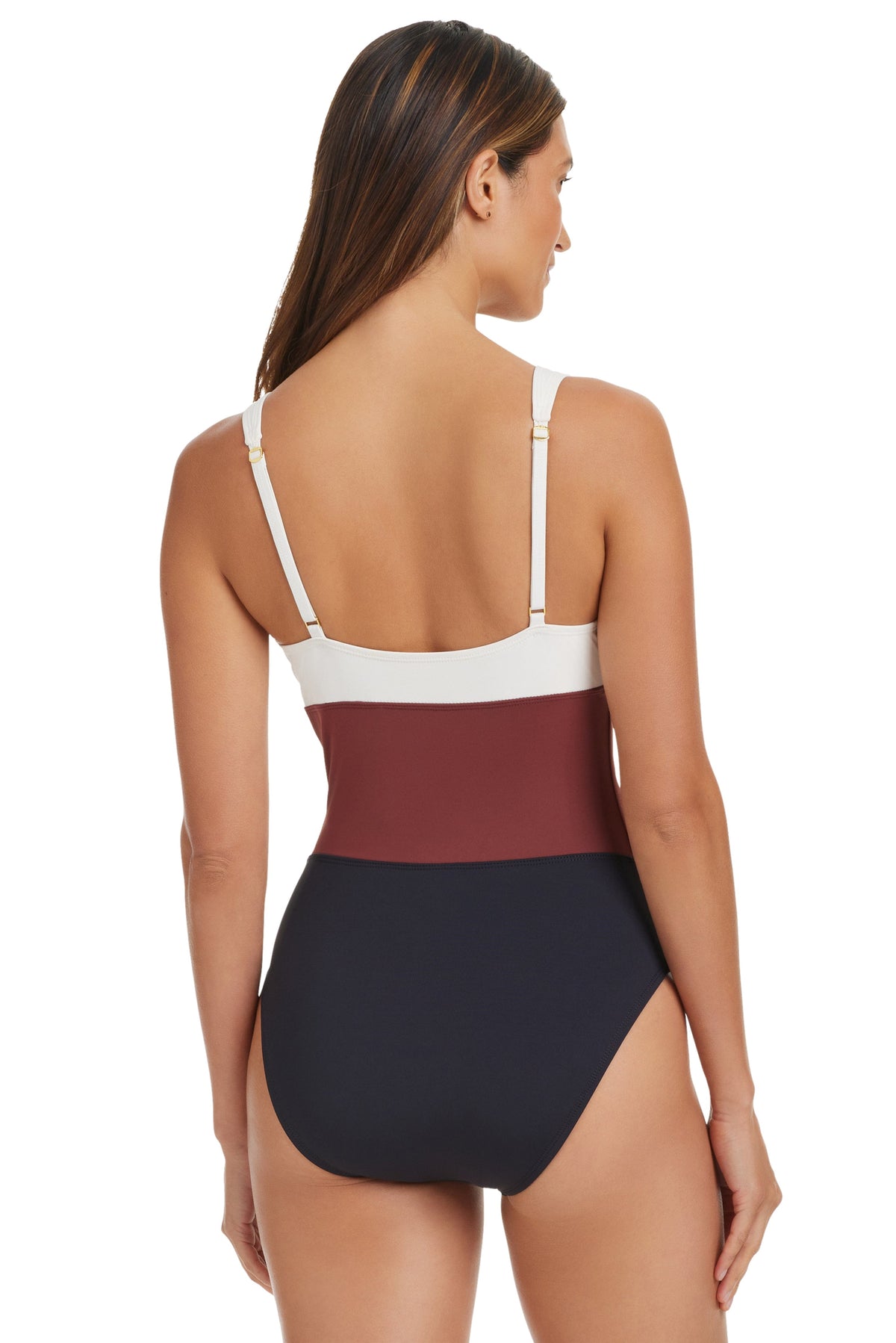 Button Down One Piece Swimsuit - Bleu Rod Beattie