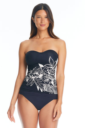 Behind the Seams Strapless Bandeau Tankini Top