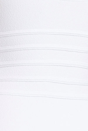 Bleu Rod Crepe Of The Crop Mio one-piece swimsuit in beige with a sleek, fitted design and moderate coverage.