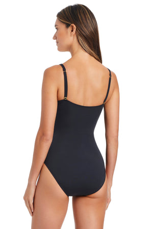 Do It Sexy '27! Mio Black One Piece Swimsuit