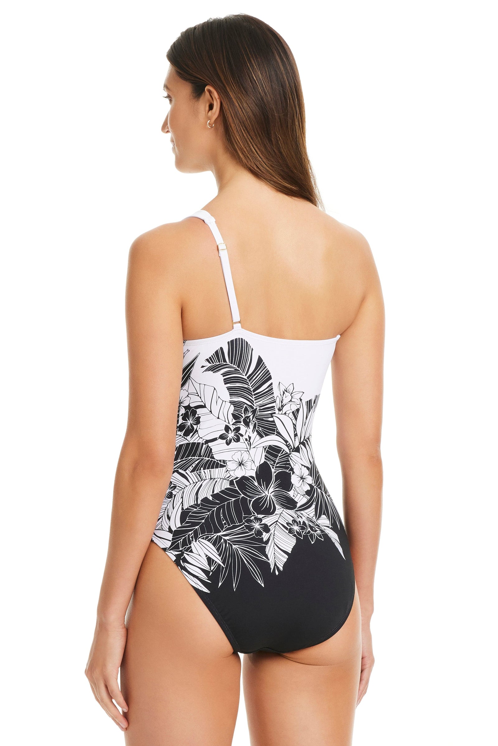 Double Duty Shoulder Premium One Piece Swimsuit - Bleu Rod Beattie