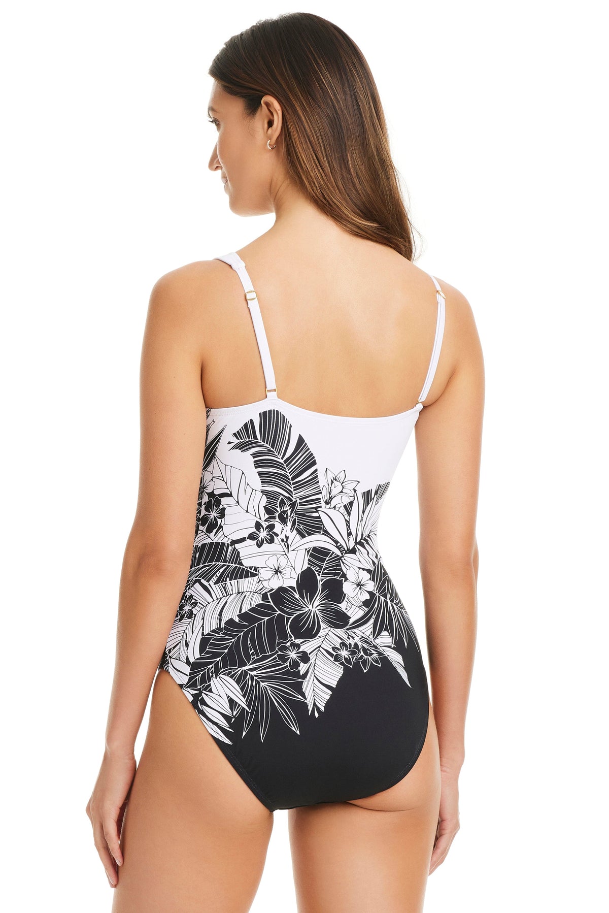 Double Duty Shoulder Premium One Piece Swimsuit - Bleu Rod Beattie