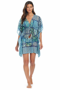 En La Playa Caftan Coverup